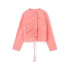 ショッピングライター ブラウス シャツ コットンタイプライター ギャザードブラウス レディース