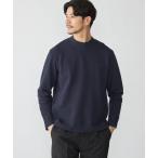 tシャツ 「WEB限定」SHIPS_ ワンポイント ロゴ リップル モックネック ロングスリーブ Tシャツ メンズ