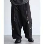 カーゴパンツ 「ADAMPATEK/アダムパテック」c/n wide parachute pants メンズ レディース