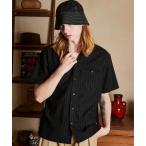 シャツ Schott/ショット/HV SHIRT 'DOT AND STRIPE'/ヘンプビスコース シャツ ドット アンド ストライプ メンズ レデ