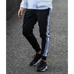 ショッピングリゾート スウェットパンツ ジャージ 1PIU1UGUALE3 RELAX(ウノピゥウノウグァーレトレ リラックス)ワンポイントロゴ ライン柄 ジャージーパンツ