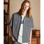 シャツ Schott/ショット/COTTON COVERT SS SHIRT/コットンコバート 半袖 シャツ メンズ レディース