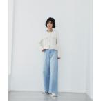 ジーンズ デニム デニムパンツ ワイドフレア レディース
