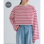 ショッピングSHIRTS tシャツ 「別注」Le minor×UR　Border cropped T-shirts レディース