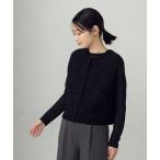 ベスト ジレ 前後２ＷＡＹ　ツイードニットベスト レディース