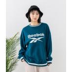 トレーナー スウェット 「Reebok/リーボック」裏毛 ロゴワッペン リブライン クルースウェット メンズ レディース