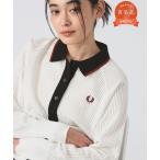 カーディガン 「別注」FRED PERRY / KNITTED CARDIGAN レディース