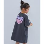 ワンピース 綿100% デビラボ BIGシルエット 半袖ワンピース キッズ 子供服 女の子