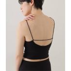 「WEB限定追加」リヨセルクロップドブラキャミ