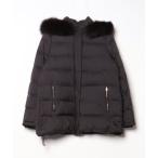 ショッピング毛皮 「IENA」 ダウンジャケット 36 ブラック レディース