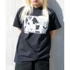 tシャツ TOY MACHINE GIRLFRIEND S/S T-SHIRTS/スラッシャーボックスシルエット前面プリント半袖Tシャツ メンズ レデ