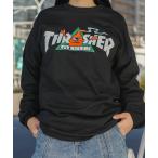 tシャツ TOY MACHINE VORTEX L/S T-SHIRTS/スラッシャーボックスシルエット前面プリント長袖Tシャツ メンズ レディース