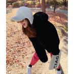 ブルゾン アウター 「CANVAS+」中綿キルティングもこもこフェイクファーフードブルゾン レディース