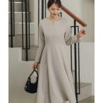 ワンピース 小さいサイズ　「レディーススーツ」キーネックワンピース (セットアップ対応・上下別売り)　低身長さん・小柄女性