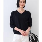 ニット セーター 春SALE!「洗える/シルク混」きれいめVネックニット レディース