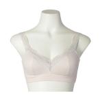 ブラジャー キッドブルー -２５エアリー接結 -フックアイソフトブラジャー(ノンワイヤー) -KIBA303 -kidblue