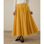 スカート コットンオーガンジーシアーボリュームスカート/イージーケア