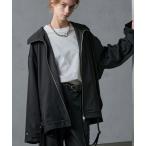 ショッピングウインドブレーカー マウンテンパーカー ウインドブレーカー  「SERACE」Loose drape suspenders mountain parka / ルーズドレー