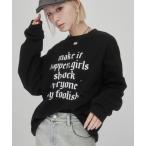 tシャツ ロゴプリントビッグロンT レディース