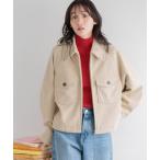 ショッピングダブル ブルゾン アウター ダブルフェイスショートブルゾン　 253532 レディース