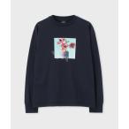tシャツ ウィメンズ アート フラワー 長袖Tシャツ / 155403 J353 レディース