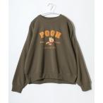 トレーナー スウェット Disney（ディズニー）カレッジロゴキャラクタープリントスウェットトレーナー レディース/ミッキーマウス/ミニーマウス/ドナ