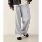 パンツ 「セットアップ対応」リファインドクロスワイドフレアパンツ メンズ レディース