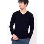 tシャツ HIGH STREET∴RIPAトライアングルモノグラム長袖Vネックカットソー メンズ