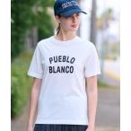 tシャツ PUEBLO BLANCOロゴTシャツ レディース