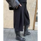 パンツ プリーツ ワイドハーフパンツ LON24a152 レディース メンズ