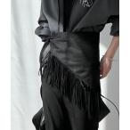 ベルト スエードライク フリンジラップベルト cha25s001 レディース メンズ