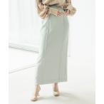 スカート ダブルサテンナロースカート