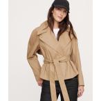 トレンチコート コート ショート トレンチコート レディース