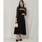 ショッピングラメ ドレス フラワーキャミワンピース×シアーラメトップス