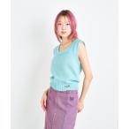 ベスト ジレ ラメニットベスト レデ