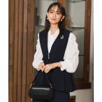 ショッピングセレモニー スーツ ベスト 「chaco」ふくれジャガード ショートジレ 単品/セレモニー/卒業式（卒園式）/入学式（入園式）/学校行事/七五三/お宮参り/オフィ