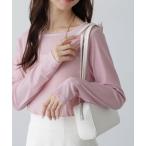 tシャツ 「MFM」フロッキーラウンドネックカットソー レディース