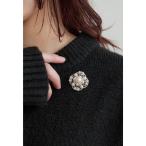 ブローチ メタルパールブローチ コサージュ フォーマル セレモニー 結婚式 二次会 謝恩会 入学式 卒業式 パーティー オケージョン レディース