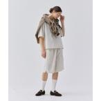 パンツ HANDWRITTEN STRIPE HALF PANTS / ニュアンスストライプハーフパンツ メンズ レディース