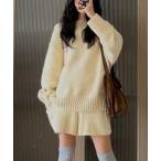 セットアップ ニットセットアップ レディース