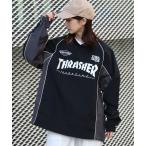 コート ジャケット 「THRASHER/スラッシャー」ナイロン 配色切り替え プルオーバー メンズ レディース