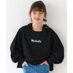 トレーナー  キッズ　裏毛肩リボントップス キッズ 子供服 女の子