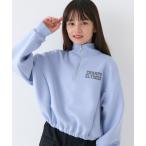 ショッピングcoca トレーナー  キッズ　ソフトスウェットハーフジッププルオーパー キッズ 子供服 男の子 女の子