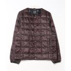 「TAION」 ダウンジャケット L ブラウン メンズ