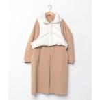 [ANGIE VINTAGE by meg] пальто с отложным воротником MEDIUM бежевый женский 