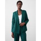 ジャケット テーラードジャケット BANANA REPUBLIC FACTORY STORE　　リネンブレンド ボーイフレンドブレザー レディース