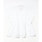 tシャツ BANANA REPUBLIC FACTORY STORE 日本限定 ミックスメディアペプラムトップス レディース