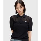 ポロシャツ ポロ Open-Knit Polo Shirt レディース
