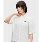 ポロシャツ ポロ Lace Overlay Polo Shirt レディース