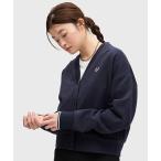 カーディガン Tipped Sweatshirt Cardigan レディース